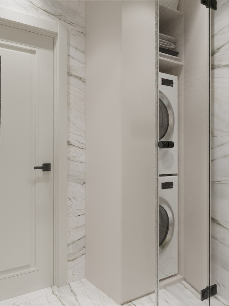 Двухкомнатная квартира в зеленых тонах