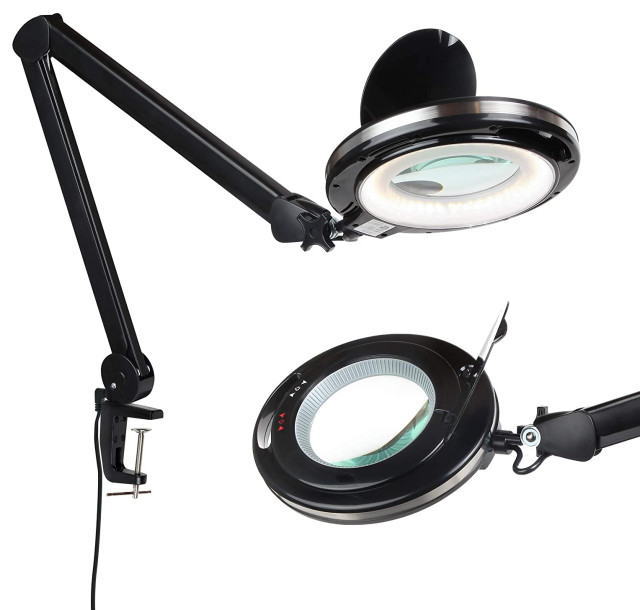Lightview Pro Led Magnifying Glass, Brightech Lightview Pro Led Magnifying Glass Floor Lamp
