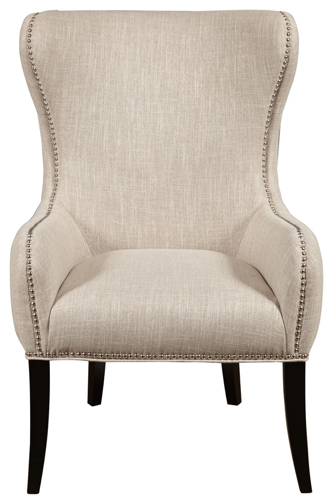 Pulaski Traditional Wing Back Arm Chair, Seraphine Mink