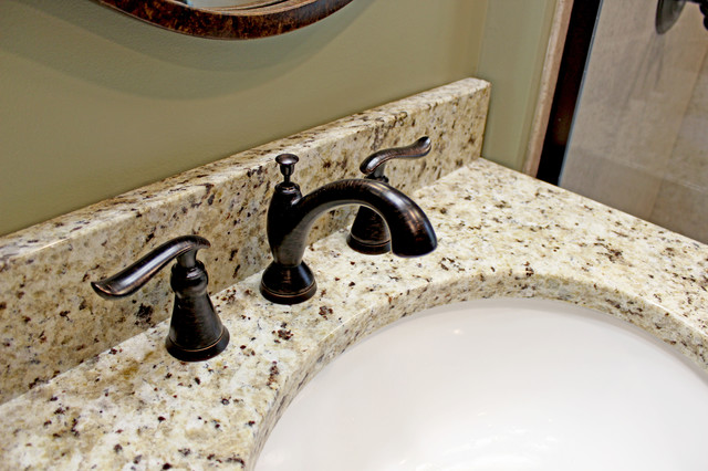 Small Bathroom Remodel With Cultured Marble Shower Granite