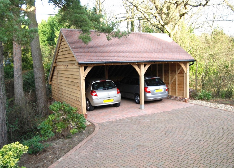 This is an example of a country garage in Sussex.