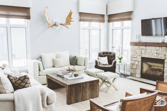Houzz Tour: Cottage Style Goes Modern Rustic on Lake Wisconsin