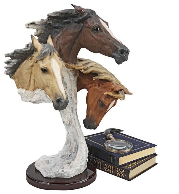 Decorative Wild Horse Statue Sculpture Grande