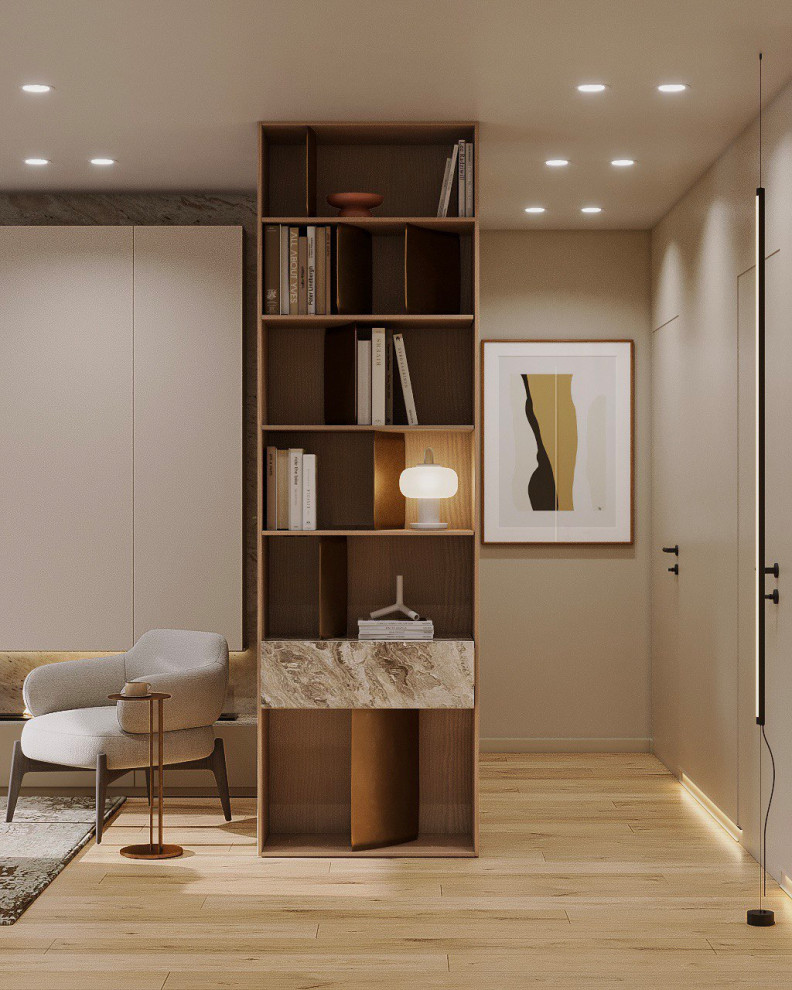 Современный интерьер для молодой семьи, 100 м