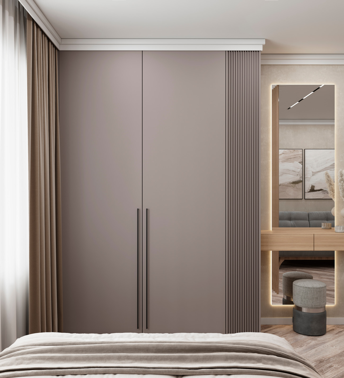 Квартира минимализм для небольшой семьи