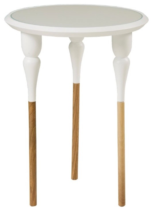 Phillippe White End Table