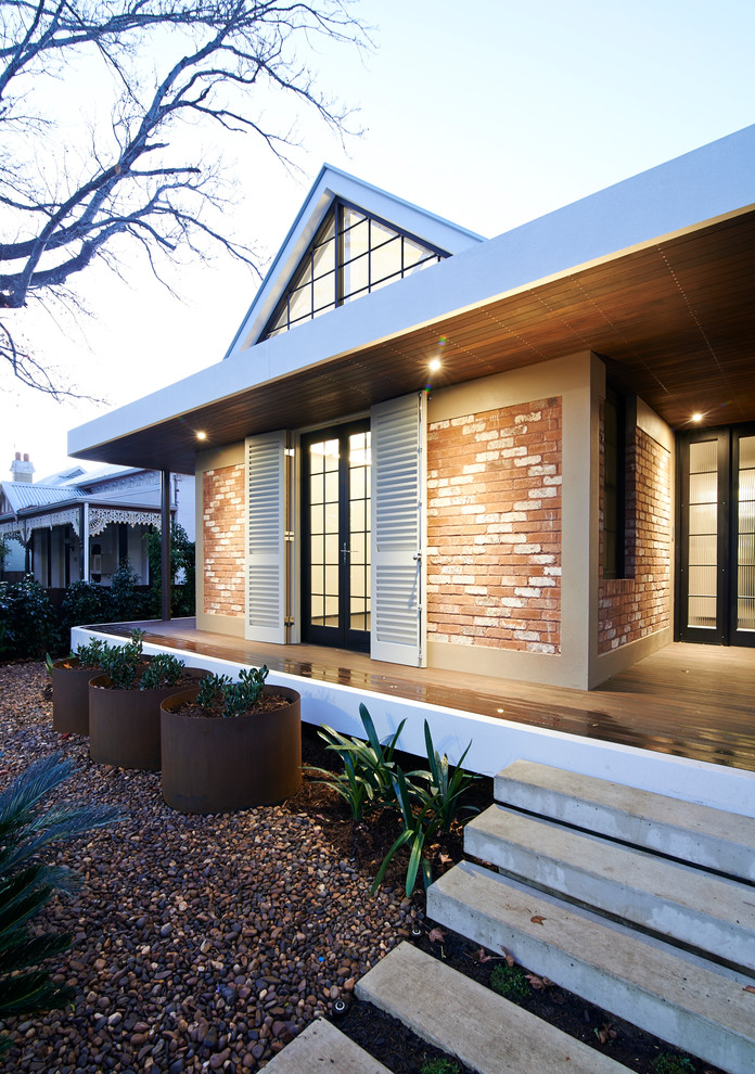 Design ideas for a contemporary entryway in Perth.