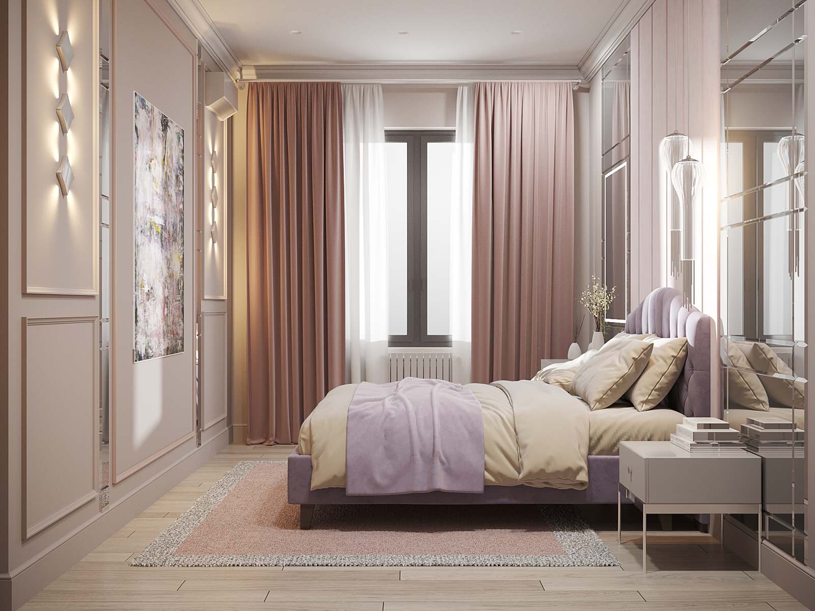 Розовый фламинго