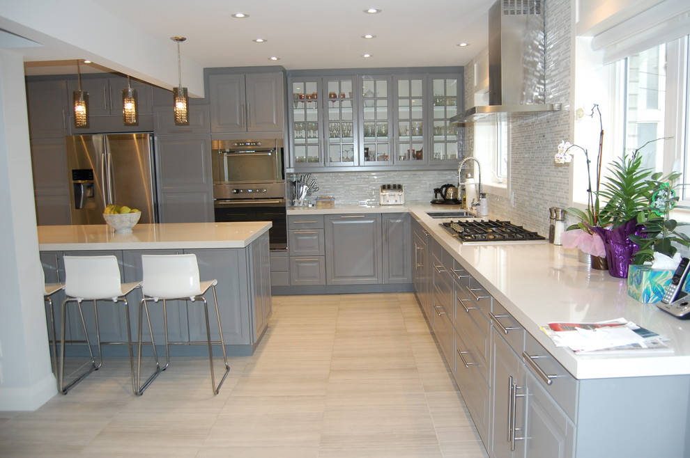 IKEA kitchen BODBYN grey - Traditional - Kitchen - Toronto - by BML