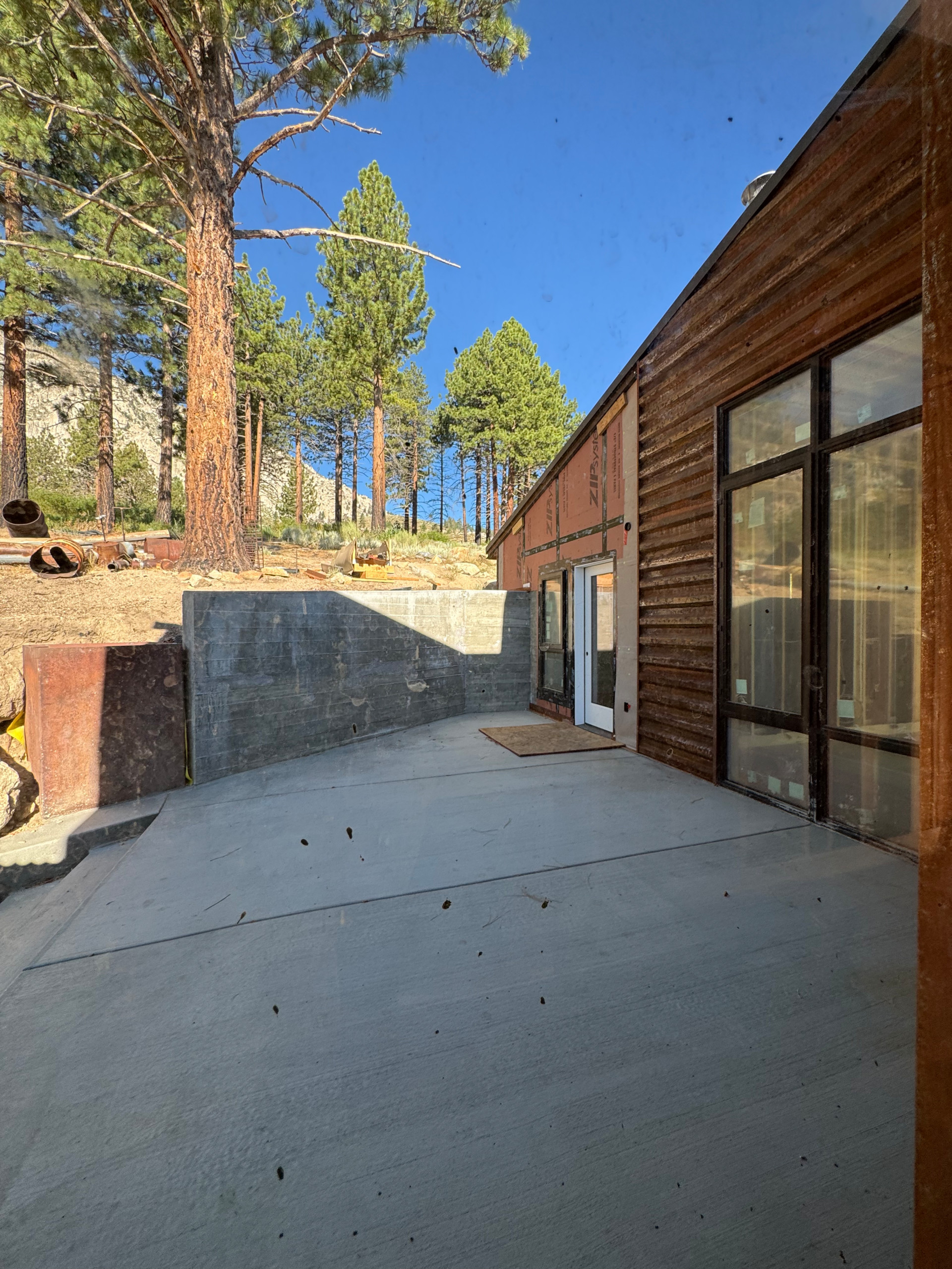 Rear patio