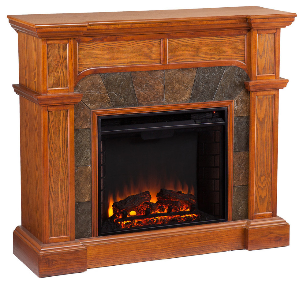 Joliet Convertible Electric Fireplace Traditional Indoor Fireplaces
