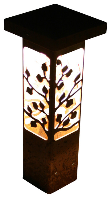 Bollard Light Aspen Decorative Steel Fixture 12