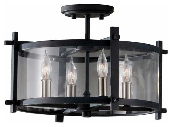 Murray Feiss SF292 Ethan 4 Light Semi-Flush Ceiling ...