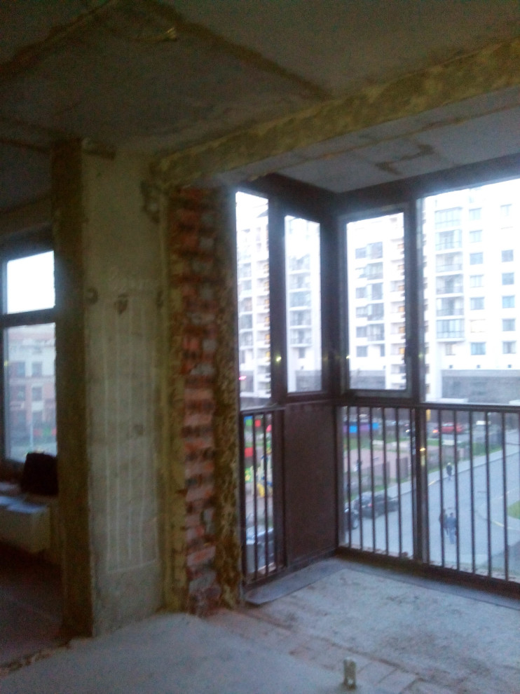 Демонтаж перегородки-объеинение лоджии с жилой комнатой