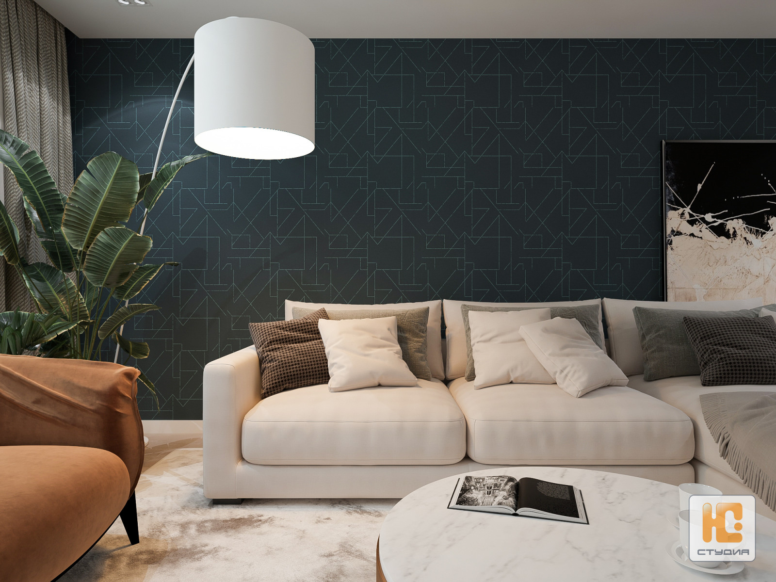 Дизайн-проект квартиры 84.00 м/кв