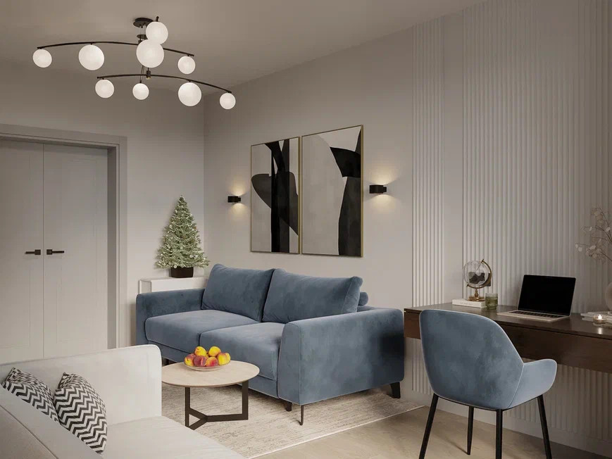 Ремонт 3-комнтаной квартиры для семейной пары и 2х детей