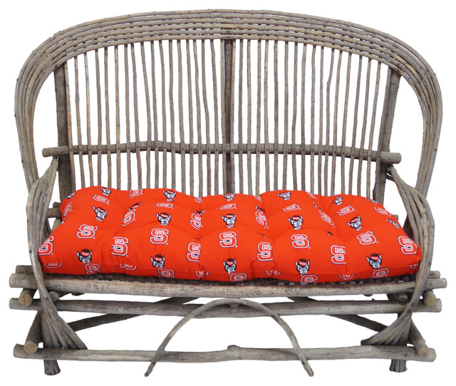 North Carolina State Wolfpack Settee Cushion Contemporary Seat