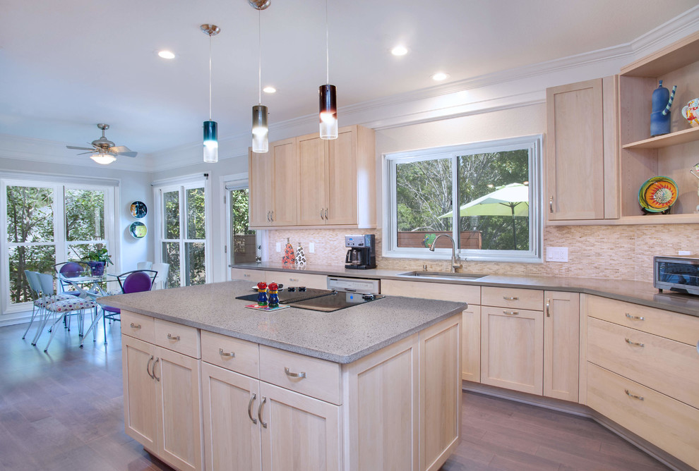 Inspiration for a transitional kitchen remodel in Austin