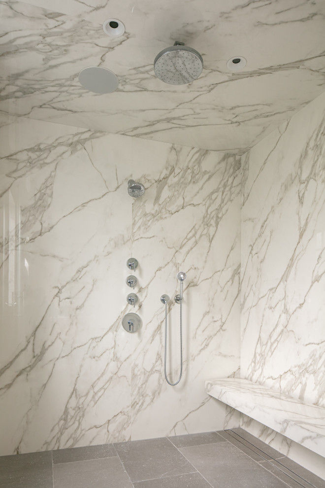 Bathroom - transitional bathroom idea in Orange County