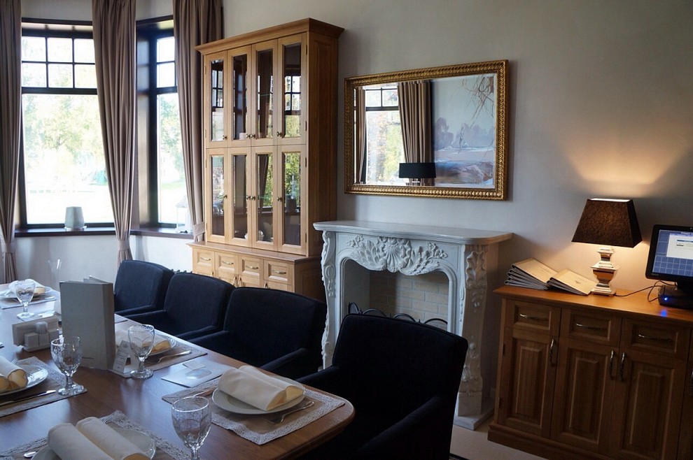 Оформление общественых зон.Гостиничный комплекс премиум класса Ладожская усадьба