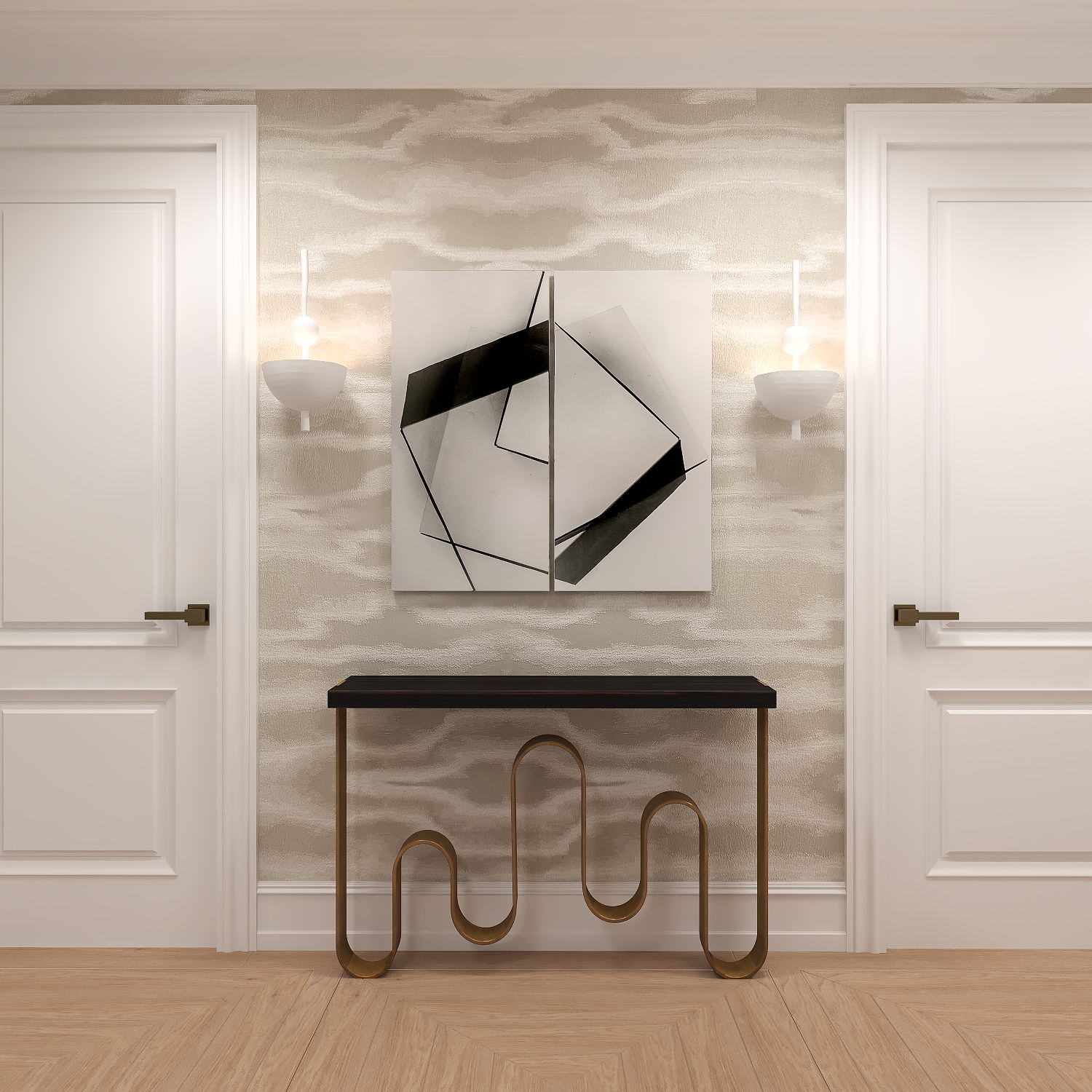 Концепция квартиры в Хамовниках/ Apartment, Moscow