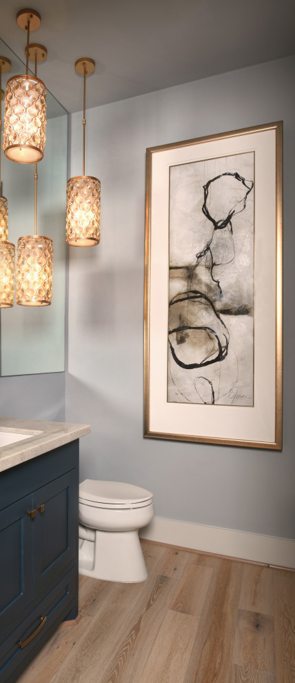 Transitional home design photo in Houston