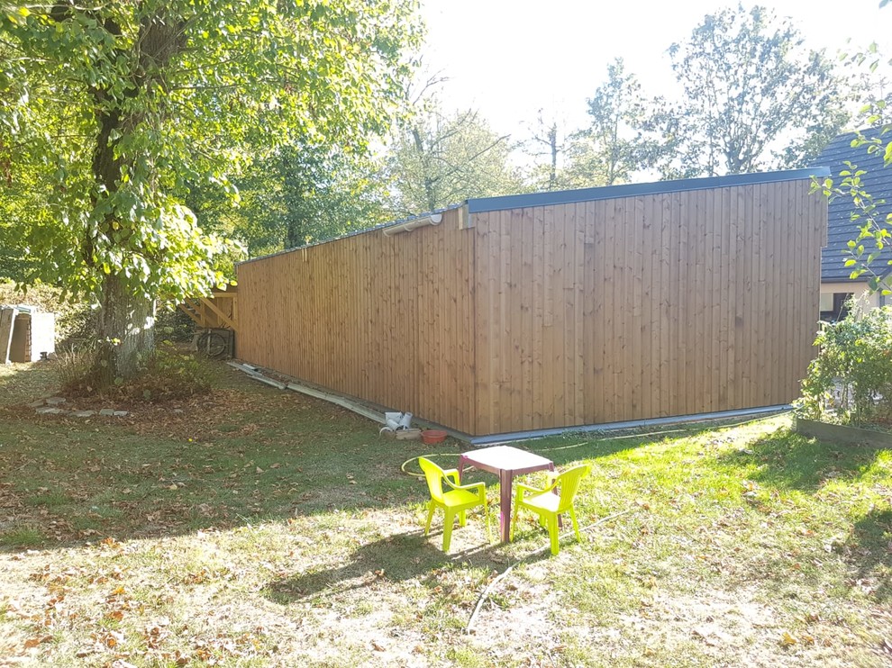 Création d'un abri pour voitures / deux roues et un atelier à Bailleau l'Evêque