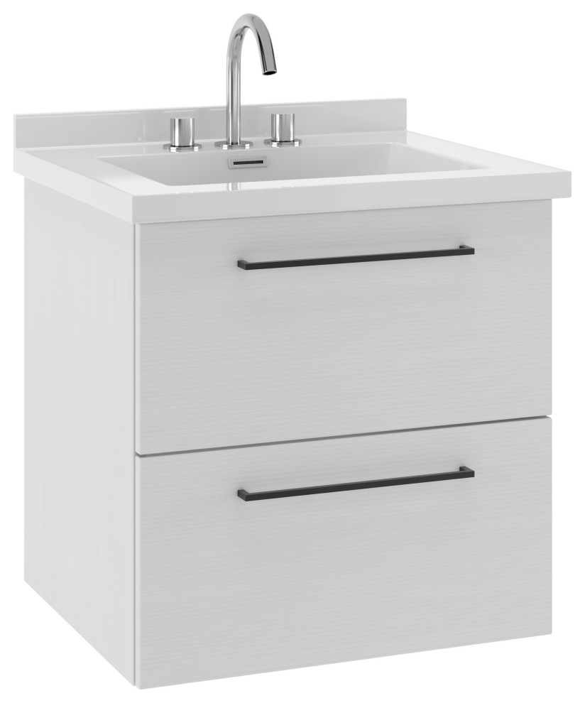 Dakota Bathroom Vanity with Sink, 25" Modern Bathroom Vanities And