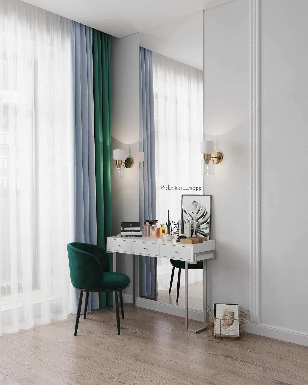 Спальня с фотообоями