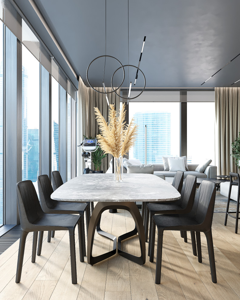 интерьер апартаментов МФК "Neva Towers" 120м2