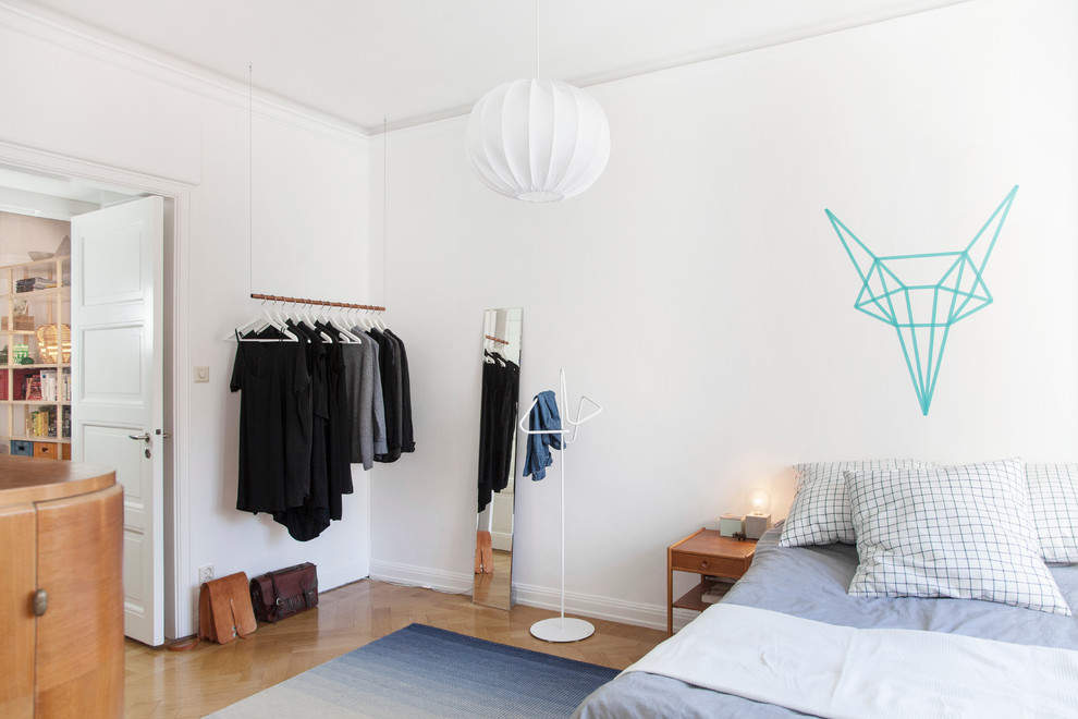 Inspiration för ett skandinaviskt sovrum