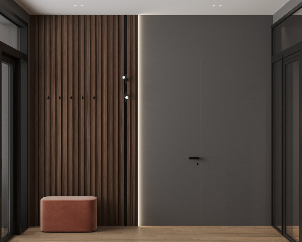 Темный минимализм в коттедже