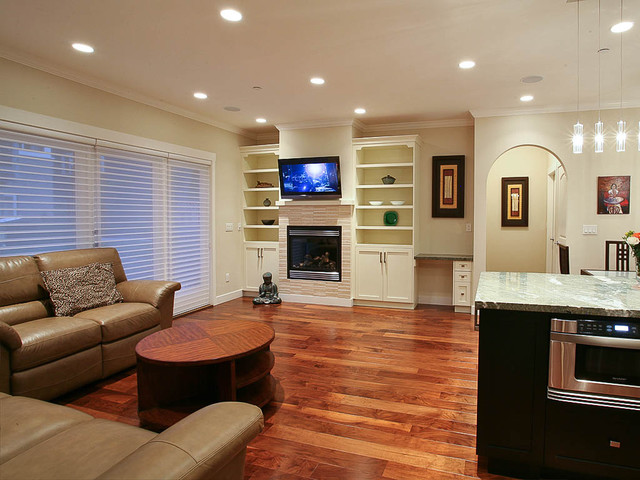 Dunbar Laneway House contemporary-living-room