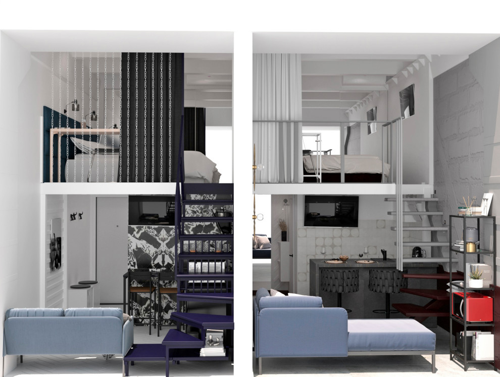 Двухуровневые апартаменты "под сдачу"