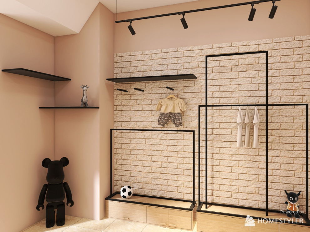 Проект детского магазина, 35 м2