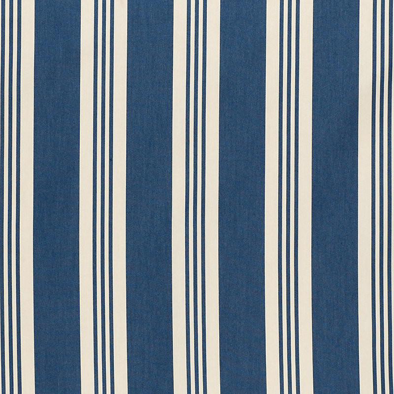 French Stripe Navy EasyCare Fabric by the Yard