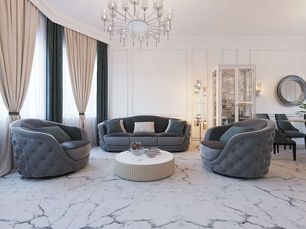 Дизайн дома площадью 136 кв.м в классическом стиле