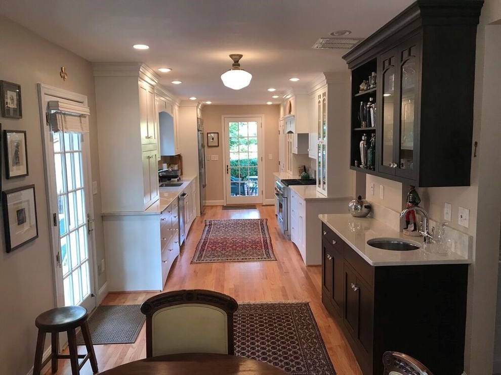 Inspiration for a transitional home design remodel in DC Metro