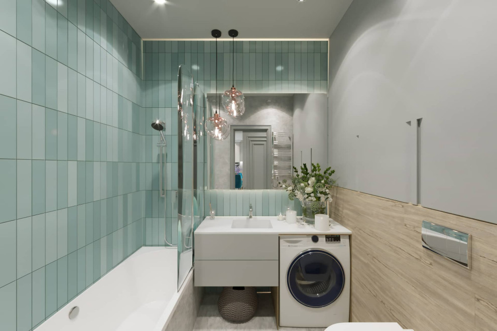 Дизайн и ремонт квартиры в ЖК «Грин Парк» — Бирюзовое настроение