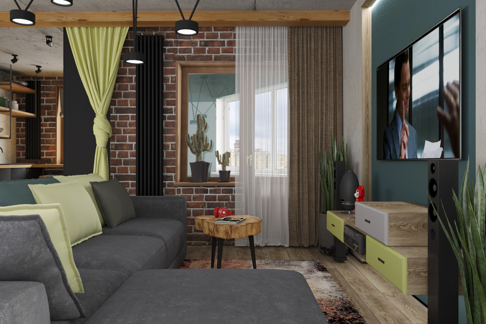 Квартира в стиле лофт