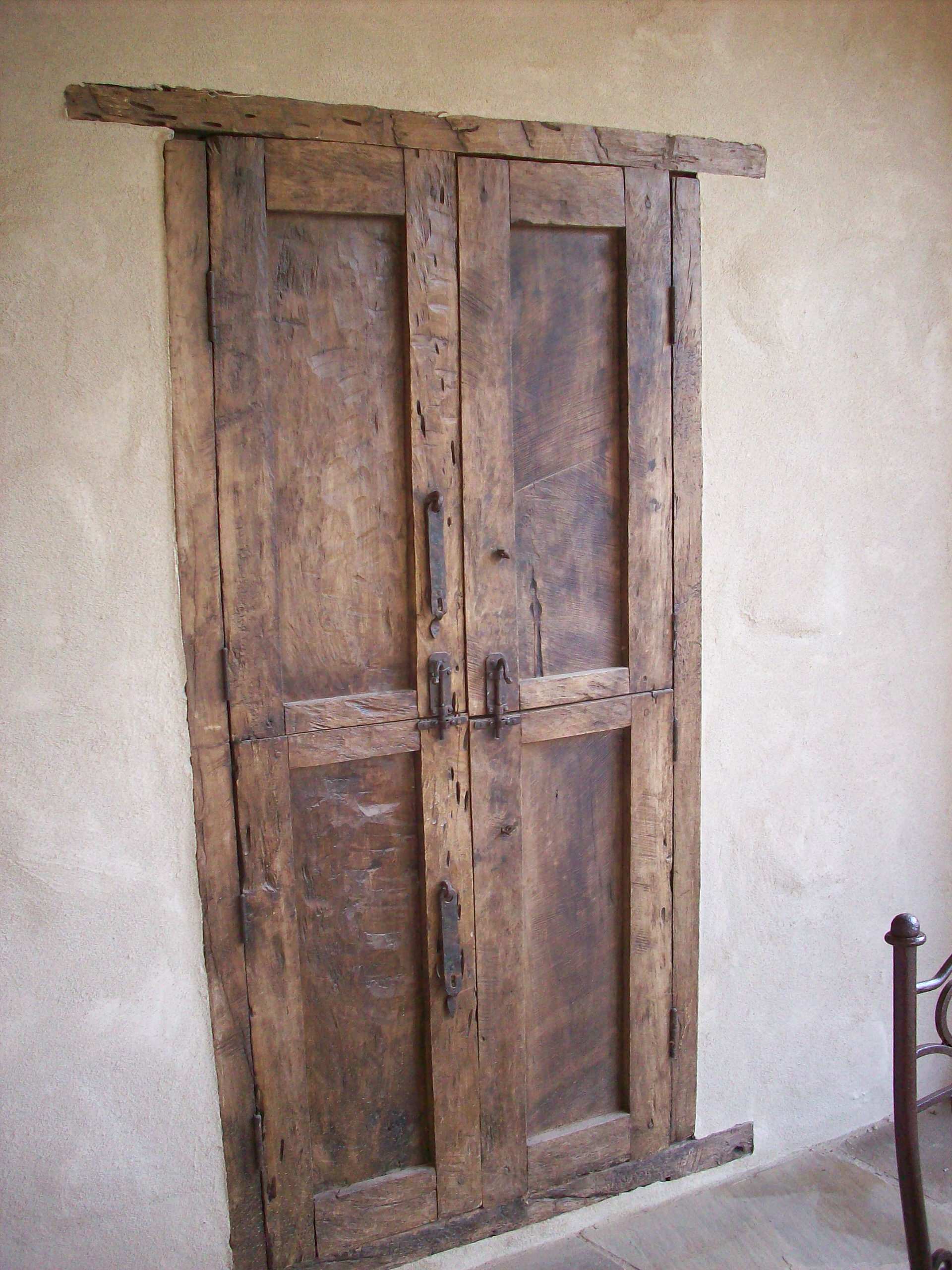 Rustic doors, widows and grates