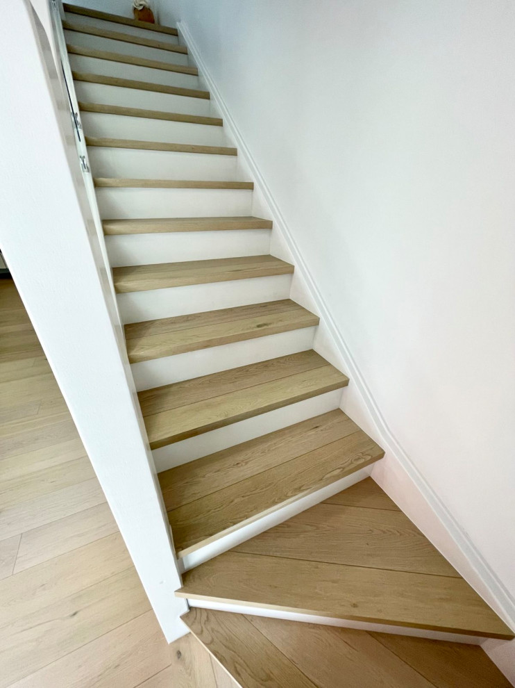 Gold Coast Home Transformed with Laminate Flooring Modern Staircase
