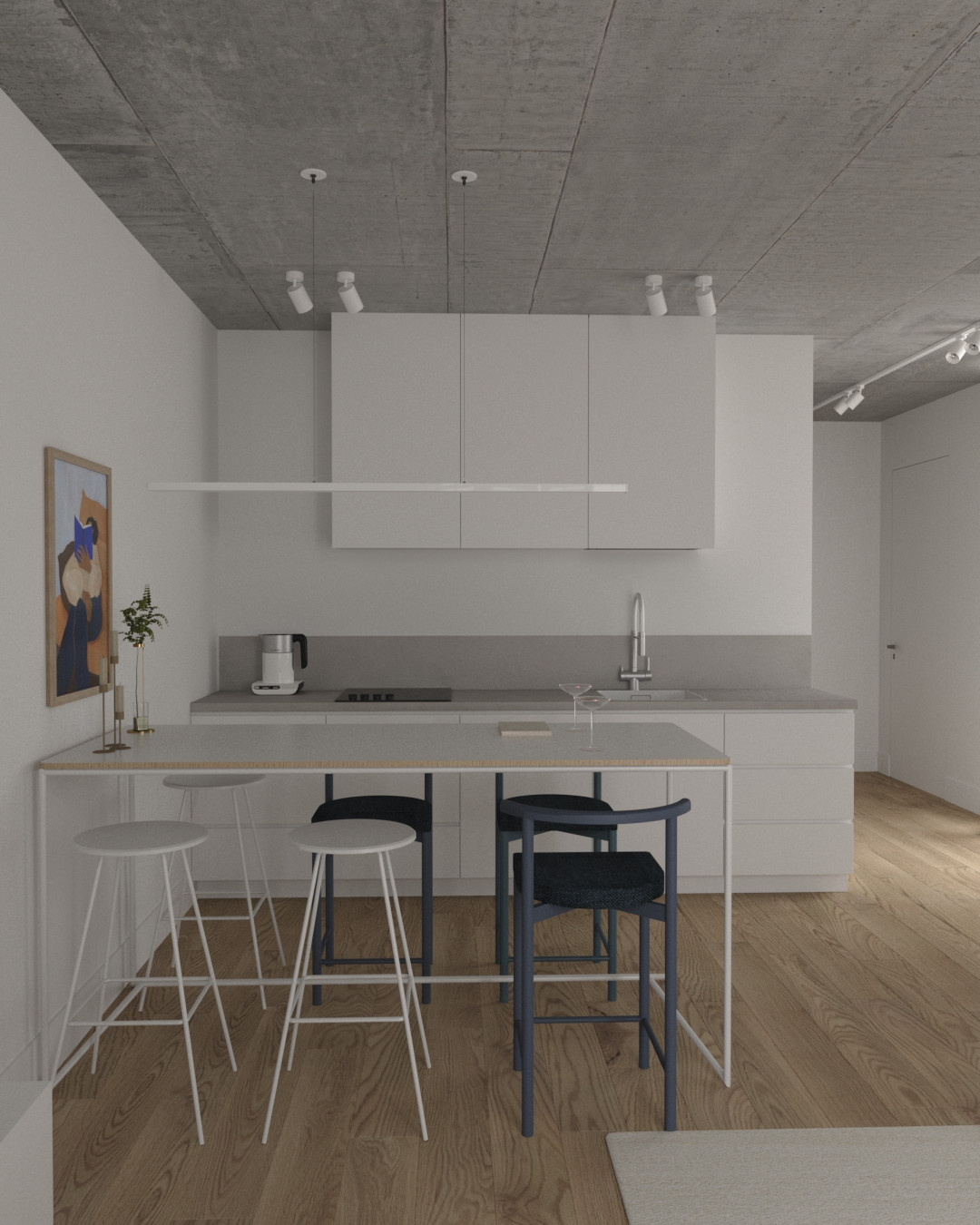 Квартира в светлых тонах