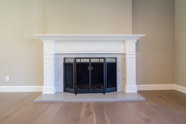 Full Kitchen Remodel with added Fireplace fusion-living-room