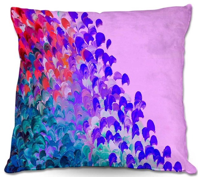 Creation in Color Very Berry Throw Pillow, 16"x16"