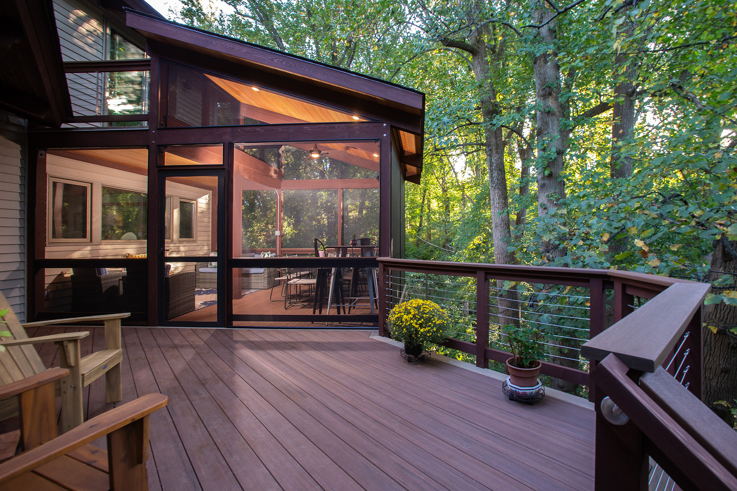 Screened Porch Amongst the Trees