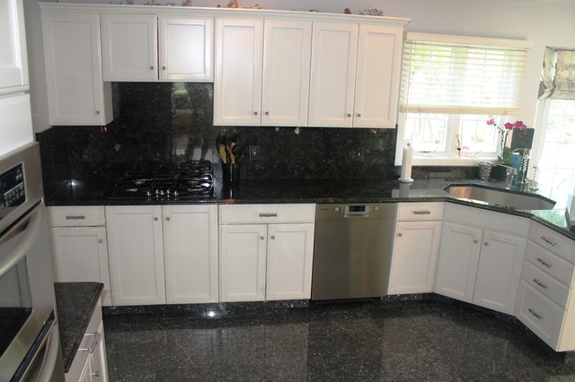 Volga Blue Full Backsplash Kitchen Providence By Living
