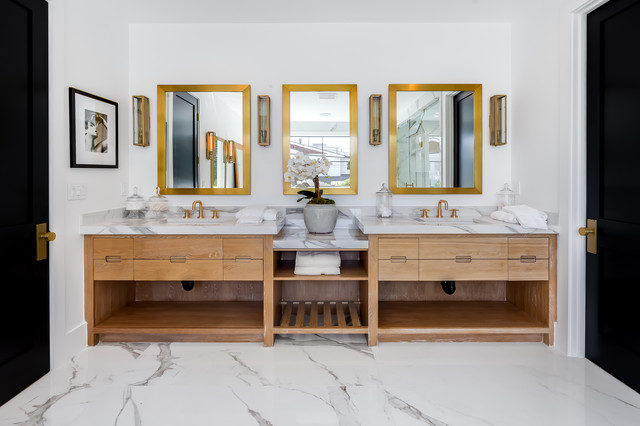 How To Know If An Open Bathroom Vanity, Houzz Double Vanity