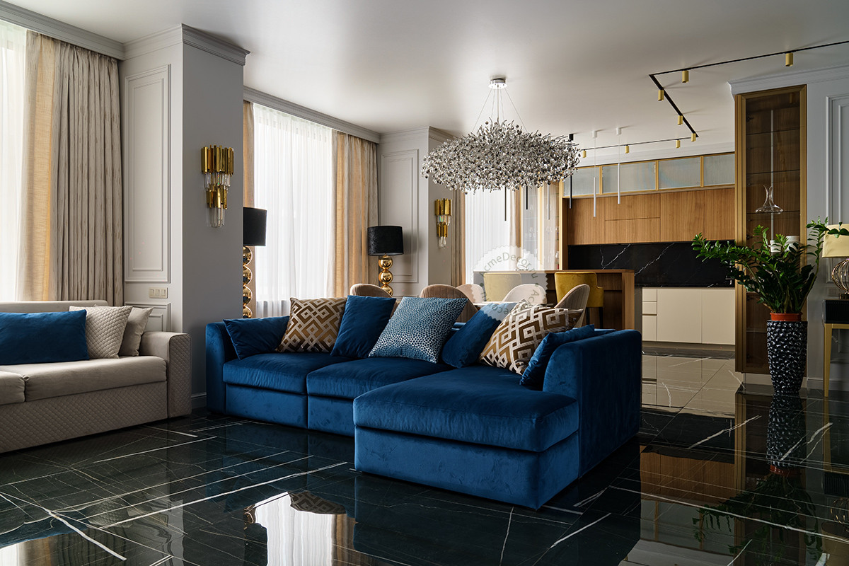 Квартира на Мичуринском проспекте (ЖК "Небо")