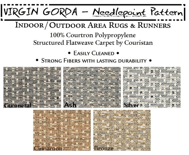 Couristan Virgin Gorda Indoor/Outdoor Area Rugs | 50+ Custom Sizes ...